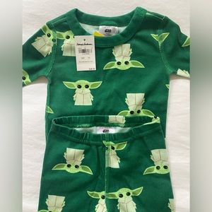 Hanna Anderson Yoda toddler PJs 12-18mo